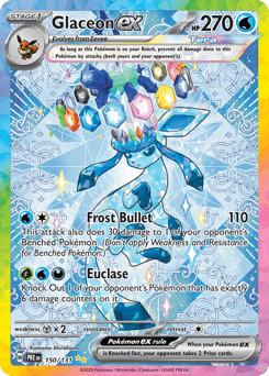 Glaceon ex 150/131 — Prismatic Evolutions