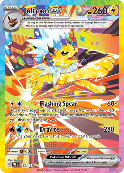 Jolteon ex 153/131 — Prismatic Evolutions