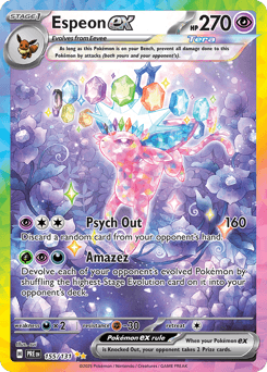 Espeon ex 155/131 — Prismatic Evolutions
