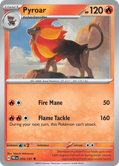 Pyroar 16/131 — Prismatic Evolutions
