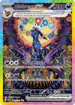 Umbreon ex 161/131 — Prismatic Evolutions