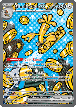 Gholdengo ex 164/131 — Prismatic Evolutions