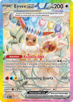 Eevee ex 167/131 — Prismatic Evolutions