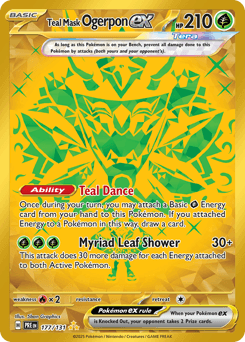 Teal Mask Ogerpon ex 177/131 — Prismatic Evolutions