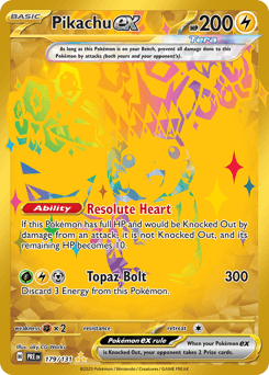Pikachu ex 179/131 — Prismatic Evolutions