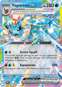 Vaporeon ex 23/131 — Prismatic Evolutions