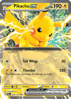 Pikachu ex 28/131 — Prismatic Evolutions