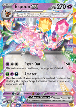 Espeon ex 34/131 — Prismatic Evolutions