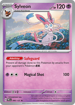 Sylveon Pokémon card