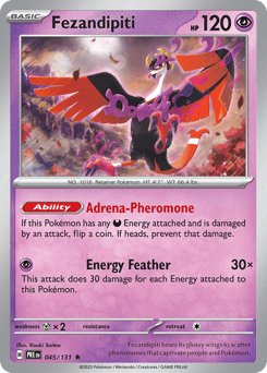 Fezandipiti Pokémon card