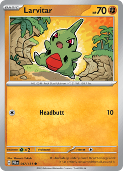 Larvitar 47/131 — Prismatic Evolutions