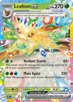 Leafeon ex 6/131 — Prismatic Evolutions