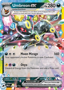 Umbreon ex 60/131 — Prismatic Evolutions