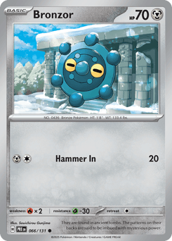 Bronzor 66/131 — Prismatic Evolutions
