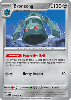 Bronzong 67/131 — Prismatic Evolutions
