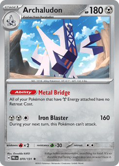 Archaludon 70/131 — Prismatic Evolutions