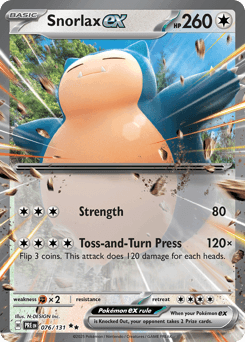 Snorlax ex 76/131 — Prismatic Evolutions