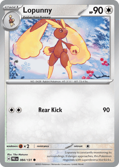 Lopunny 84/131 — Prismatic Evolutions