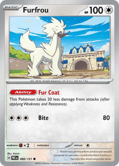 Furfrou 88/131 — Prismatic Evolutions