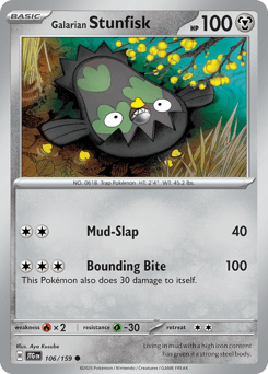 Galarian Stunfisk 106/159 — Journey Together