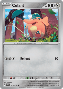 Cufant Pokémon card