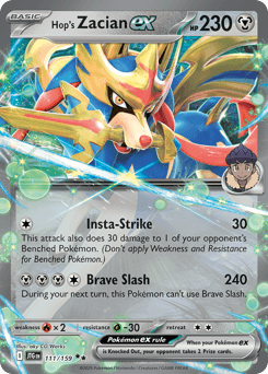 Hop's Zacian ex 111/159 — Journey Together