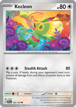 Kecleon Pokémon card