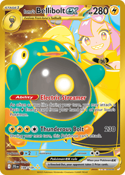 Iono's Bellibolt ex 188/159 — Journey Together