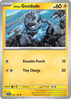 Alolan Geodude 44/159 — Journey Together