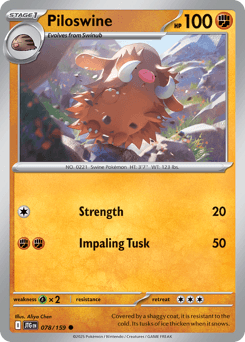 Piloswine 78/159 — Journey Together