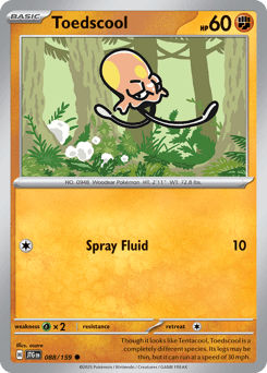 Toedscool Pokémon card