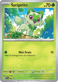 Sprigatito 1/215 — Scarlet & Violet Black Star Promos