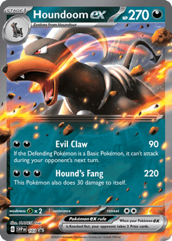 Houndoom ex 103/215 — Scarlet & Violet Black Star Promos