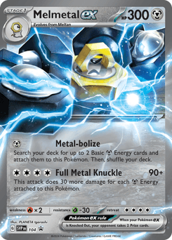Melmetal ex 104/215 — Scarlet & Violet Black Star Promos