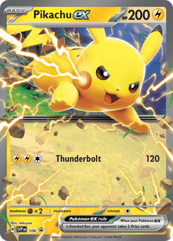 Pikachu ex 106/215 — Scarlet & Violet Black Star Promos