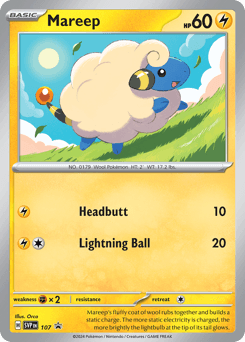 Mareep 107/215 — Scarlet & Violet Black Star Promos