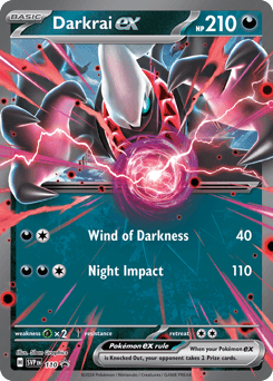 Darkrai ex 110/215 — Scarlet & Violet Black Star Promos