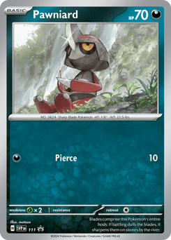 Pawniard 111/215 — Scarlet & Violet Black Star Promos