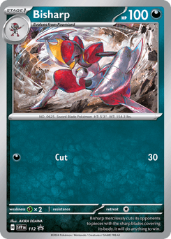 Bisharp 112/215 — Scarlet & Violet Black Star Promos