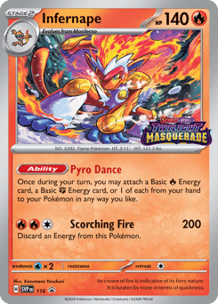 Infernape 116/215 — Scarlet & Violet Black Star Promos