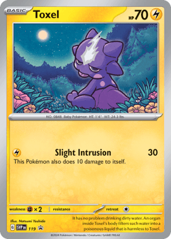Toxel 119/215 — Scarlet & Violet Black Star Promos