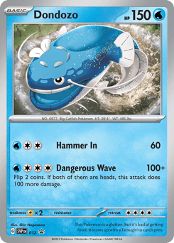 Dondozo 12/215 — Scarlet & Violet Black Star Promos