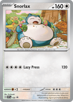 Snorlax 122/215 — Scarlet & Violet Black Star Promos