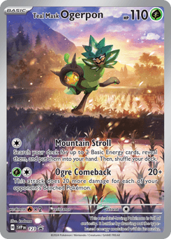 Teal Mask Ogerpon 123/215 — Scarlet & Violet Black Star Promos