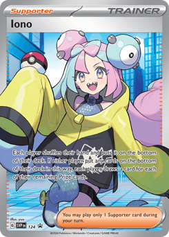 Iono 124/215 — Scarlet & Violet Black Star Promos