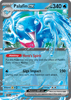 Palafin ex 126/215 — Scarlet & Violet Black Star Promos