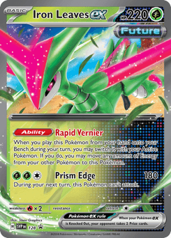 Iron Leaves ex 128/215 — Scarlet & Violet Black Star Promos