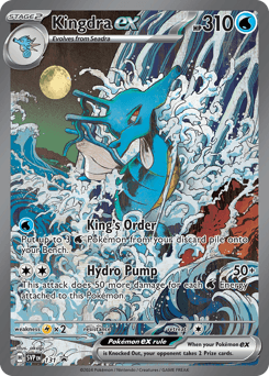 Kingdra ex 131/215 — Scarlet & Violet Black Star Promos