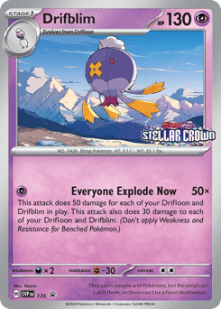Drifblim 135/215 — Scarlet & Violet Black Star Promos