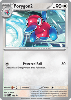 Porygon2 138/215 — Scarlet & Violet Black Star Promos